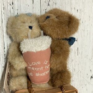 Boyds Adorable Plush Teddy Bear Pair
